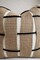 Boho Textured Pillow Cover 18x18, Cream and Black Woven Throw Pillow, Neutral Modern Farmhouse Decor